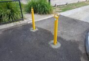 removable bollard installation in Braeside