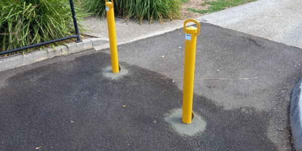removable bollard installation in Braeside
