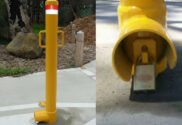 Melbourne Water bollard