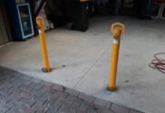 Removable bollards Sunshine driveway installation VIC