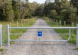 Heavy duty access gate Melbourne Water specification installation